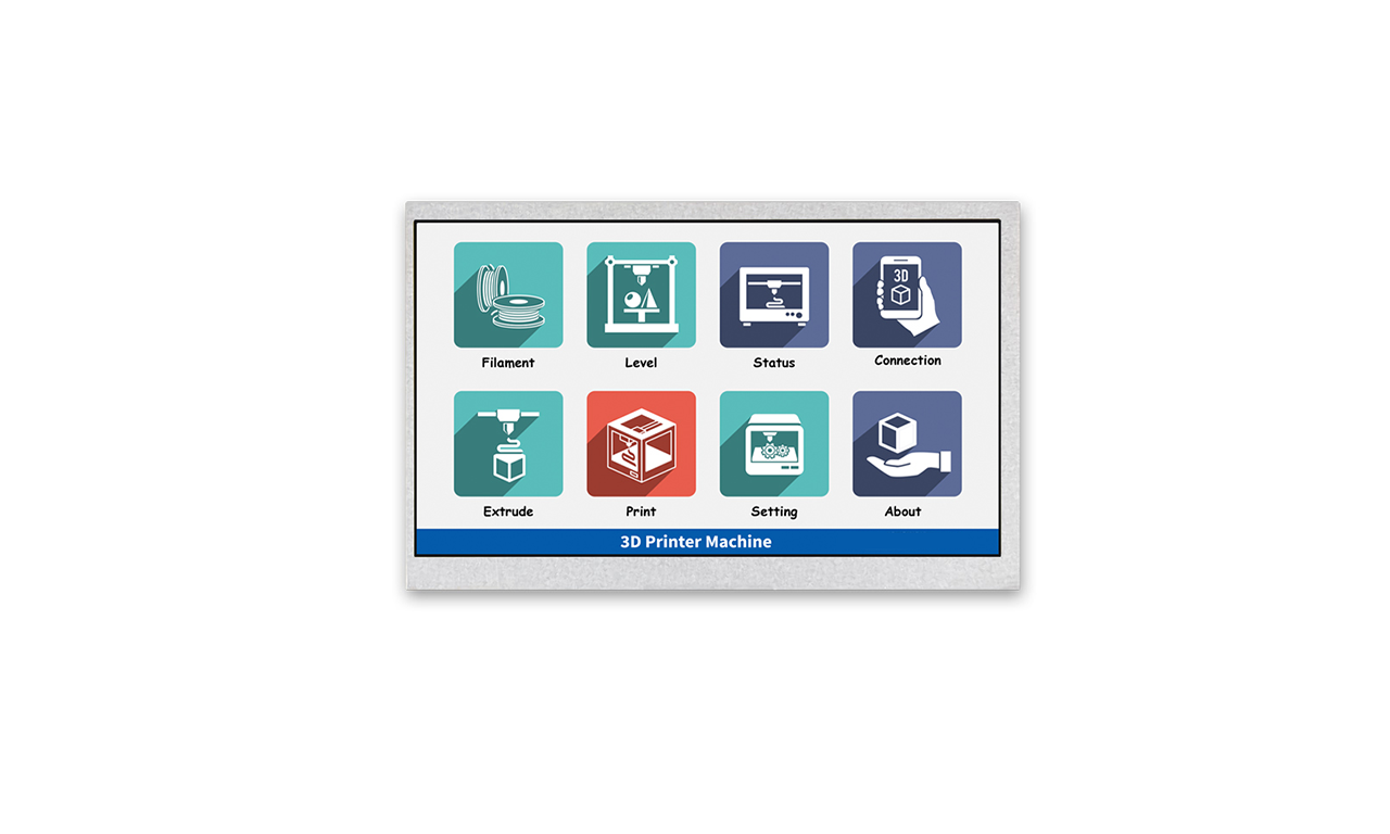 Image of 7'' IPS super high brightness industrial display